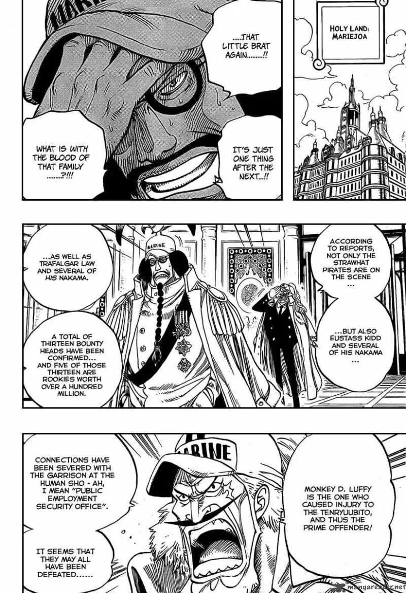 One Piece Chapter 504: Pirate Front Line on the Move!! – Page 4