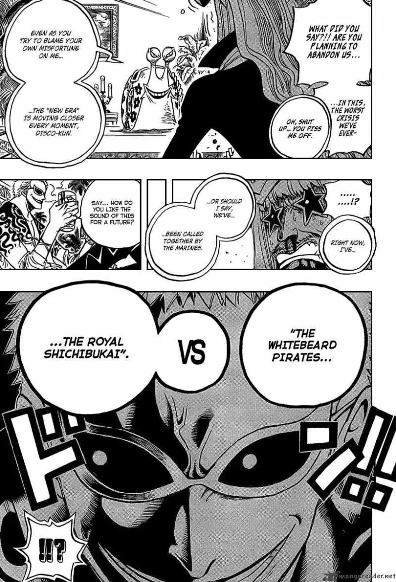 One Piece Chapter 504: Pirate Front Line on the Move!! – Page 7
