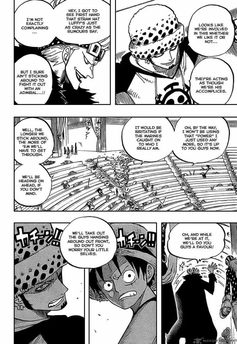 One Piece Chapter 504: Pirate Front Line on the Move!! – Page 14