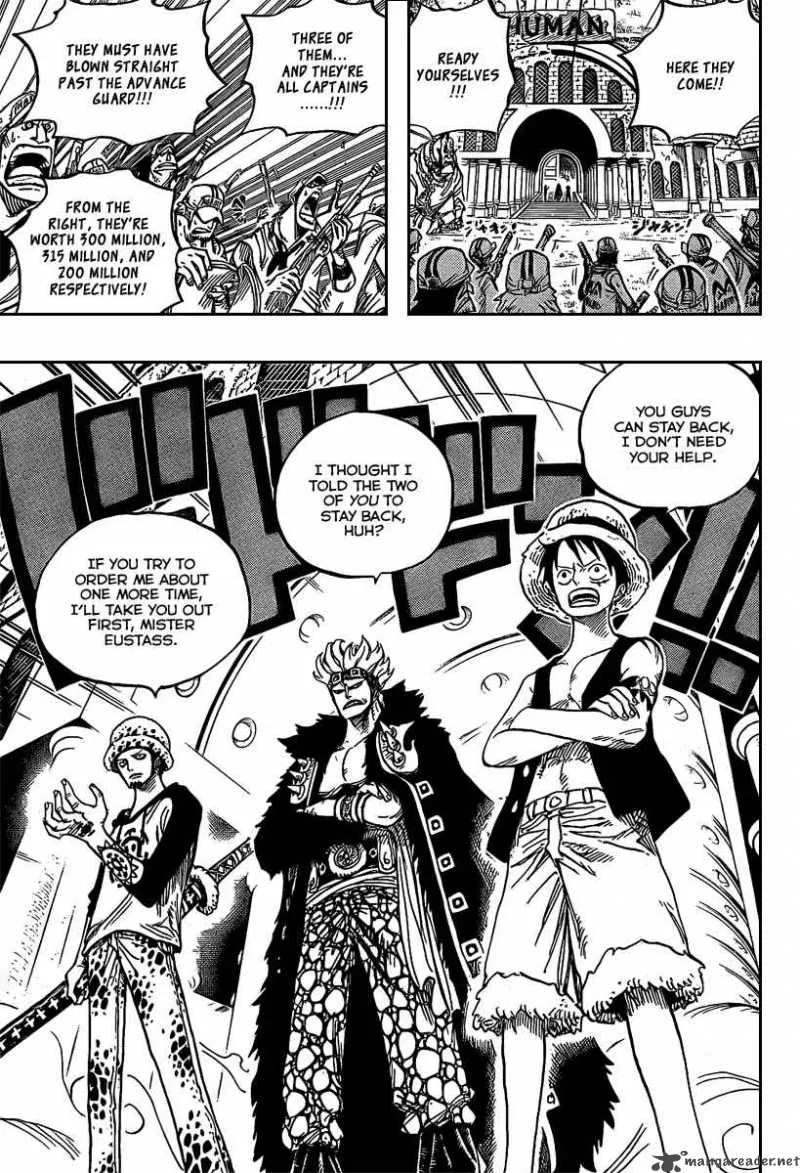 One Piece Chapter 504: Pirate Front Line on the Move!! – Page 15