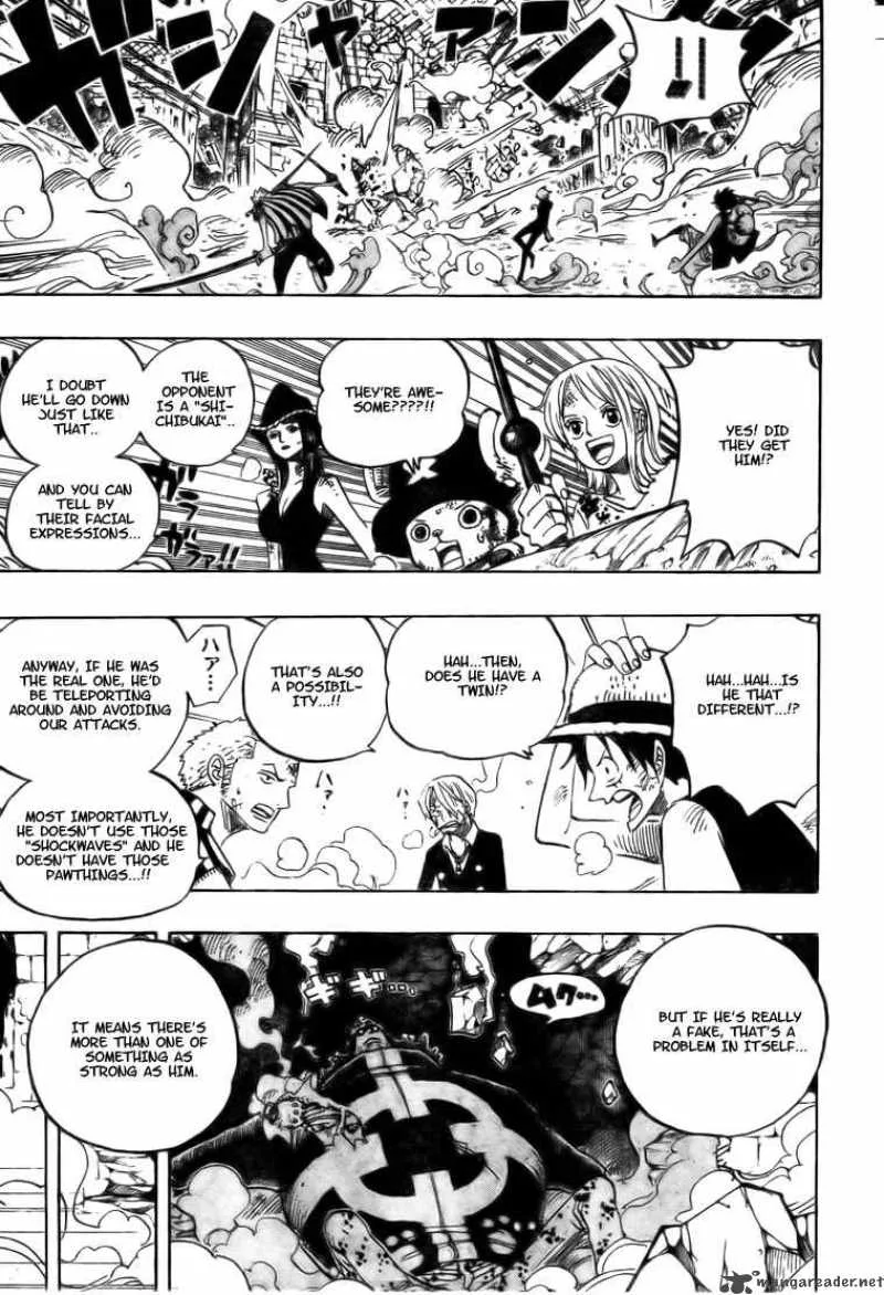 One Piece Chapter 509: Kizaru vs 4 Captains – Page 5