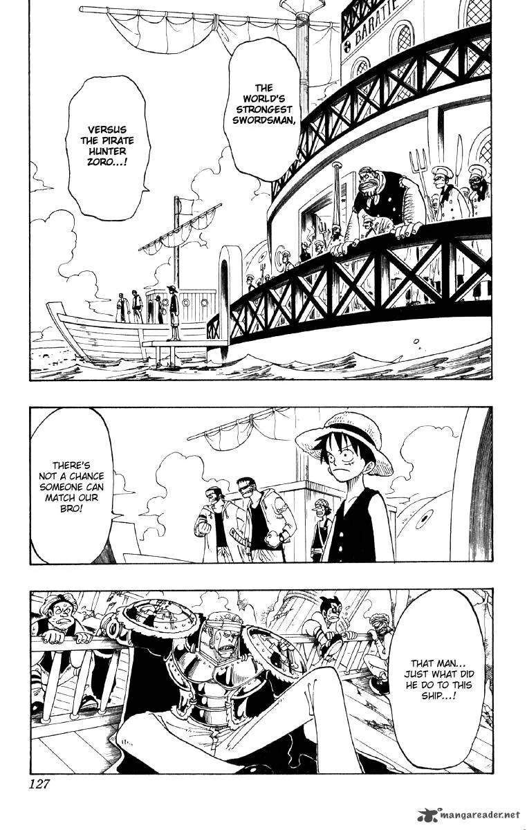 One Piece Chapter 51: Roanoa Zoro Falls Into The Deep Ocean – Page 3