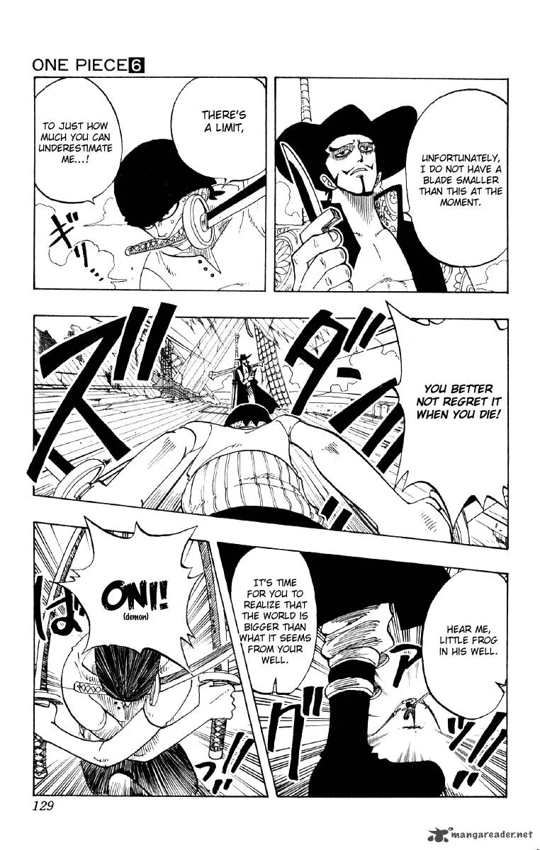 One Piece Chapter 51: Roanoa Zoro Falls Into The Deep Ocean – Page 5