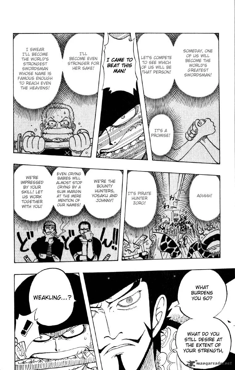 One Piece Chapter 51: Roanoa Zoro Falls Into The Deep Ocean – Page 10