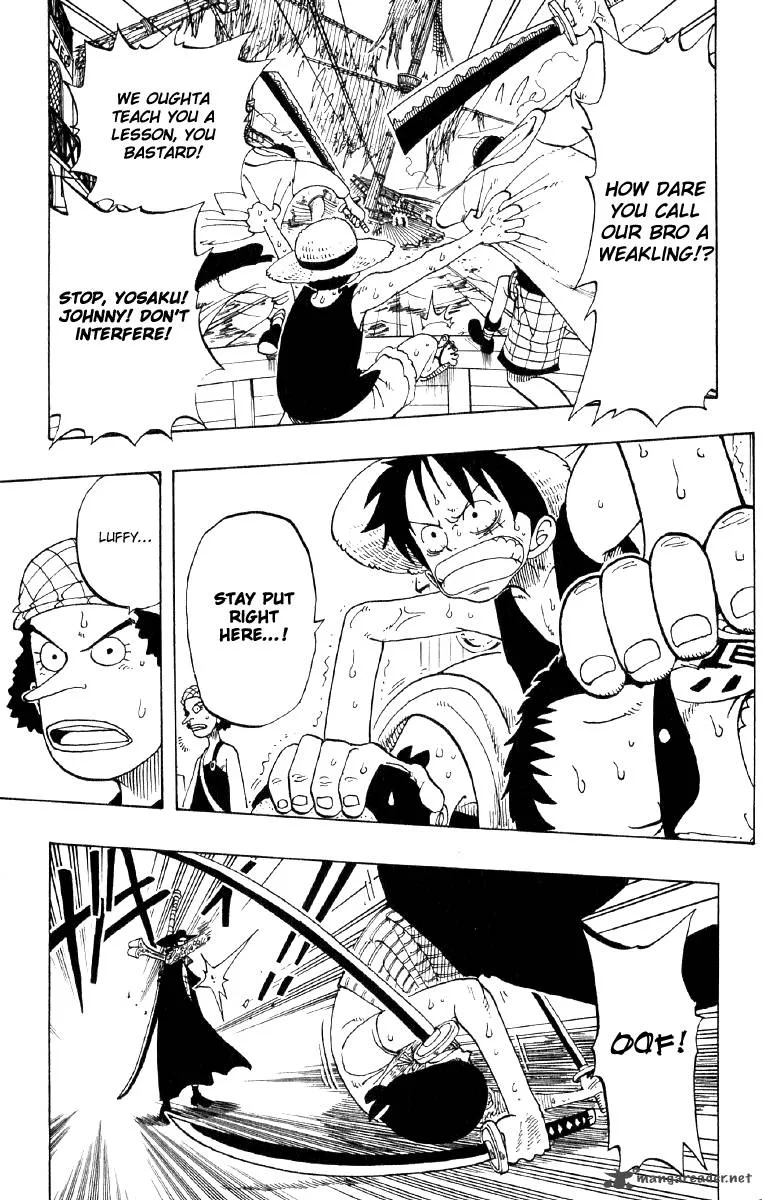 One Piece Chapter 51: Roanoa Zoro Falls Into The Deep Ocean – Page 11