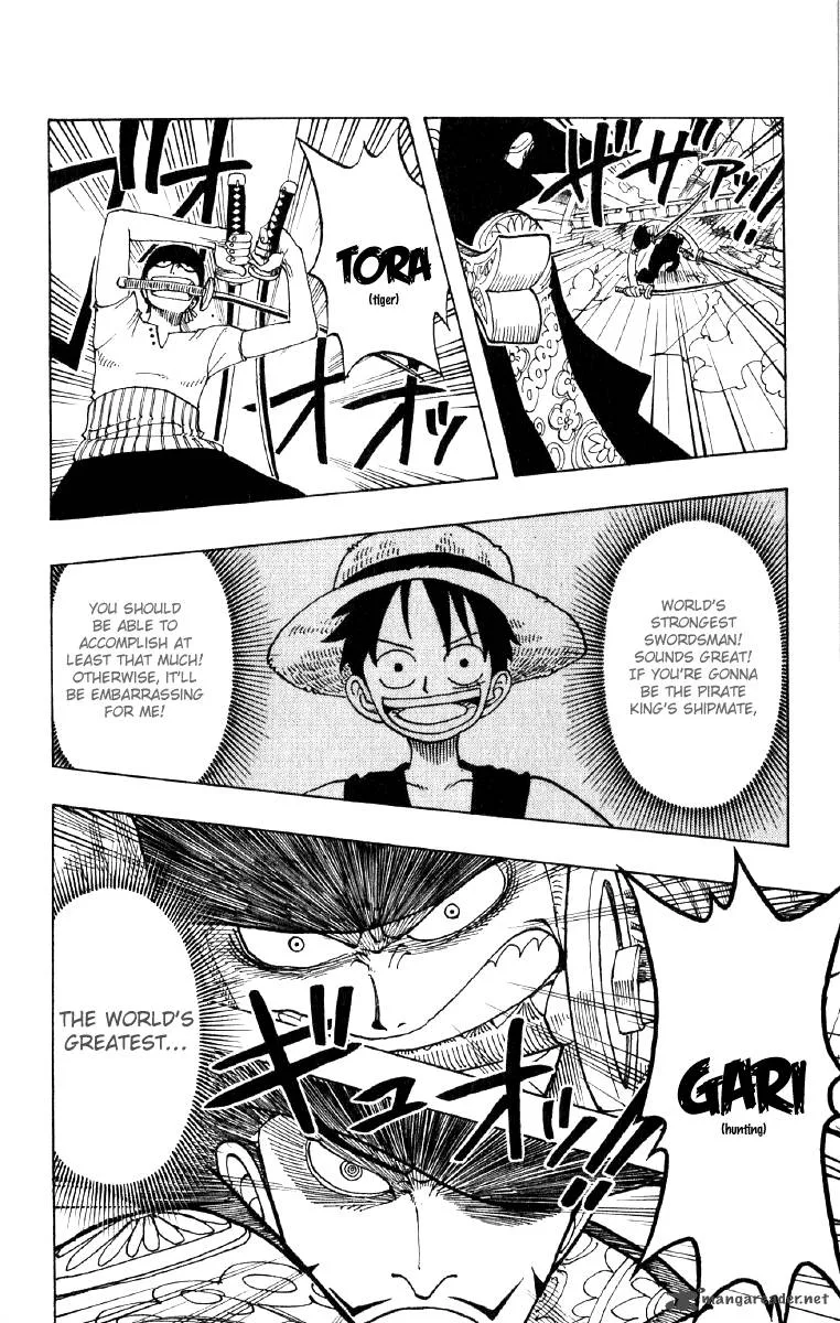 One Piece Chapter 51: Roanoa Zoro Falls Into The Deep Ocean – Page 12