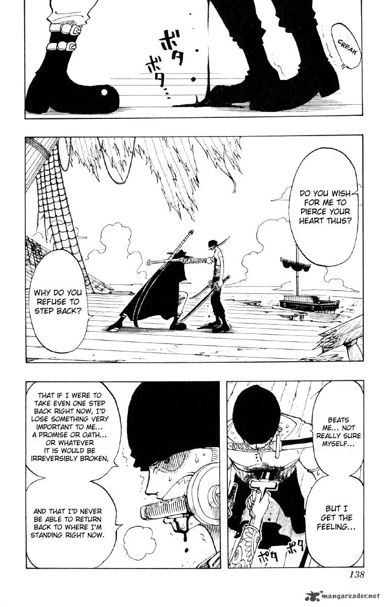One Piece Chapter 51: Roanoa Zoro Falls Into The Deep Ocean – Page 14