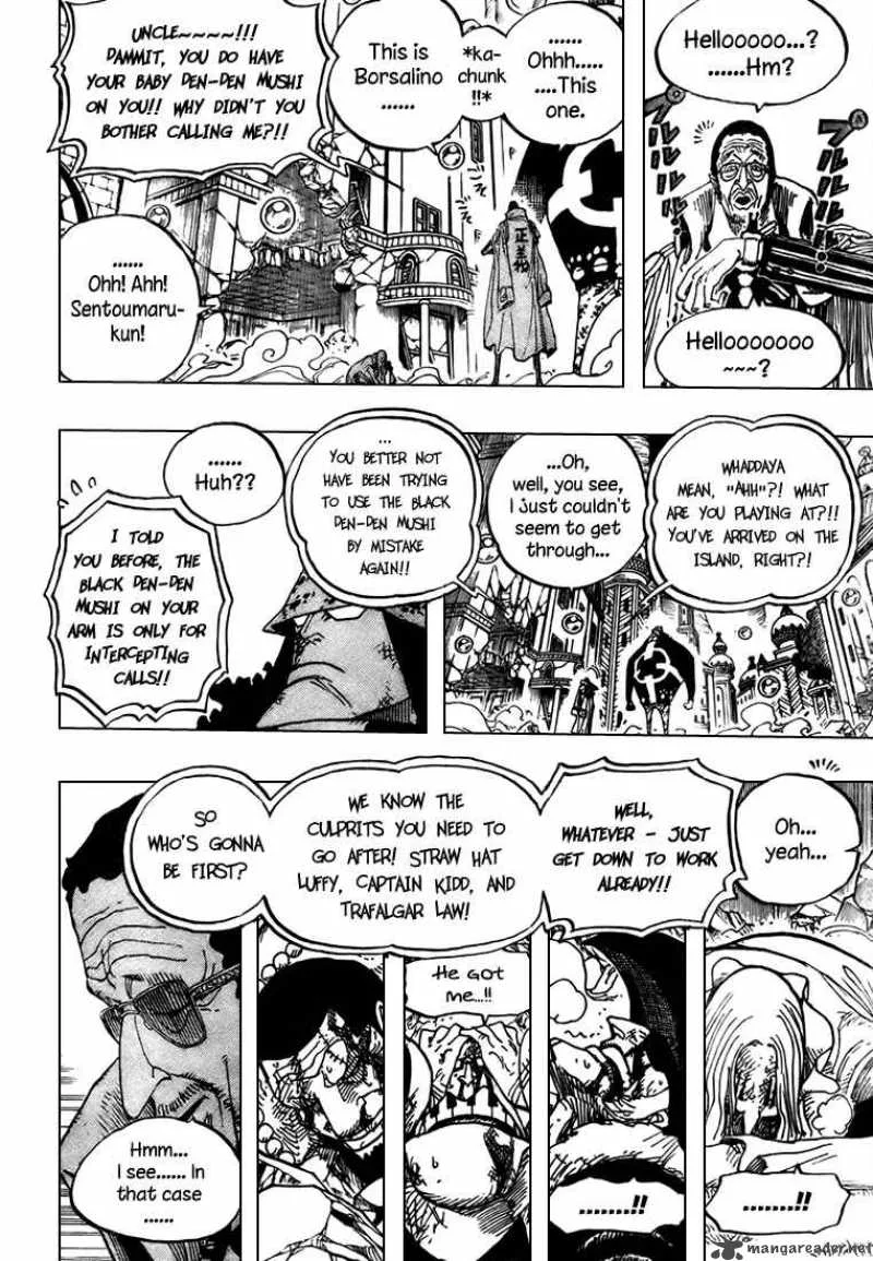One Piece Chapter 510: Straw Hat Pirates vs Combat Weapon – Page 9
