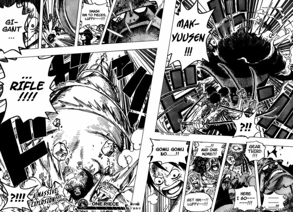 One Piece Chapter 510: Straw Hat Pirates vs Combat Weapon – Page 19