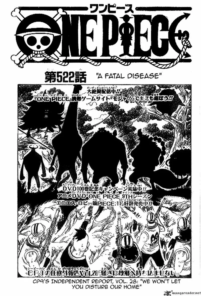 One Piece Chapter 522: A Fatal Disease – Page 3