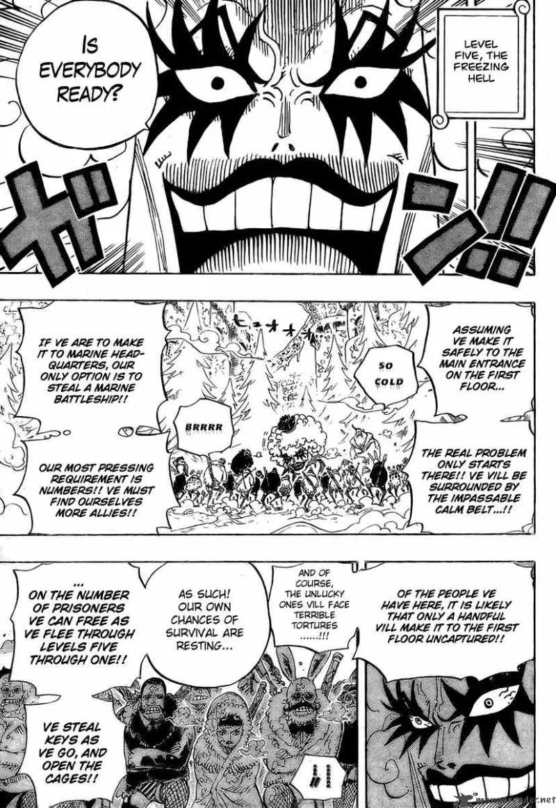 One Piece Chapter 541: The Likes of Vhich It Has Never Seen – Page 7