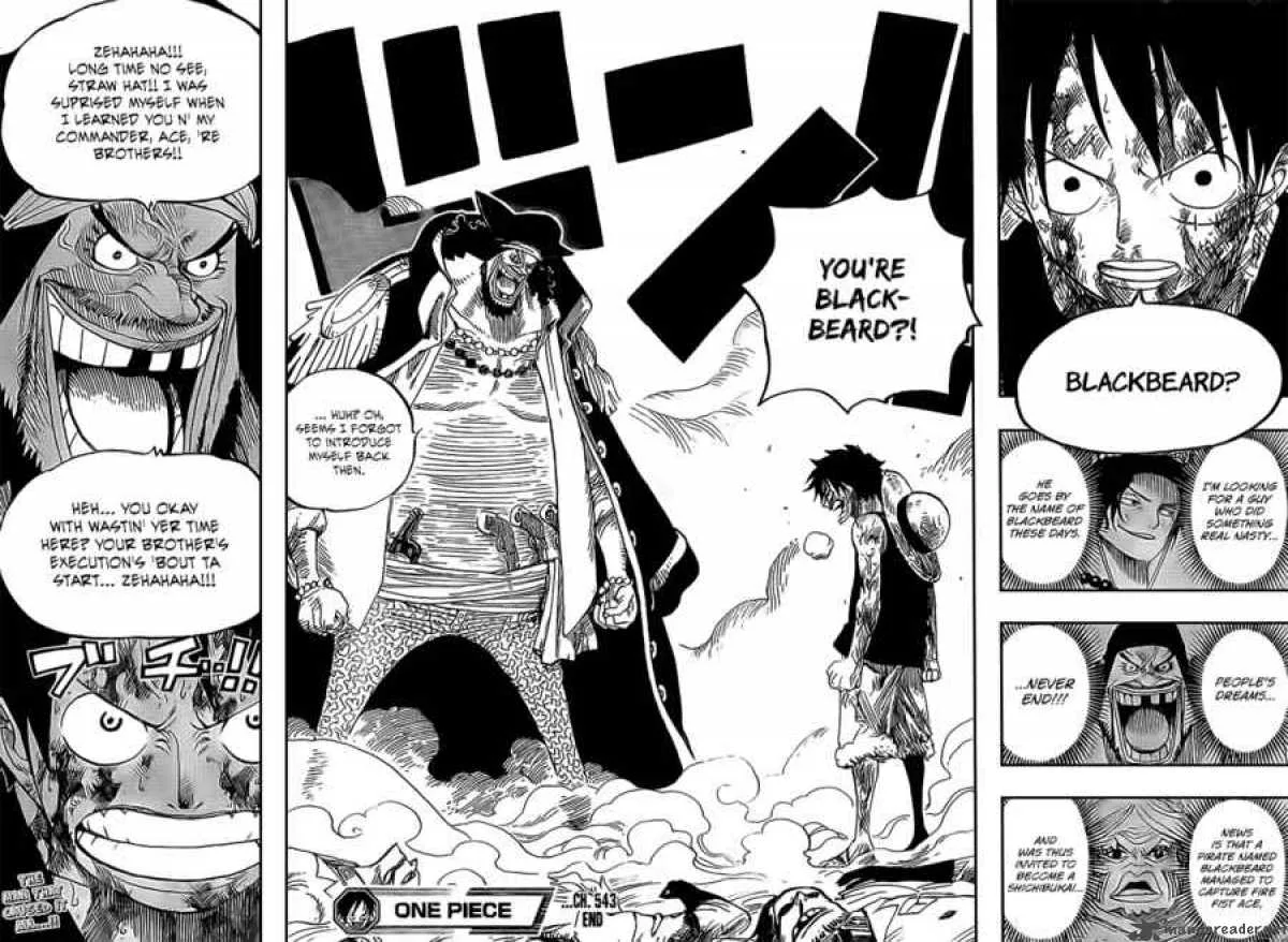 One Piece Chapter 543: Strawhat and Blackbeard – Page 14