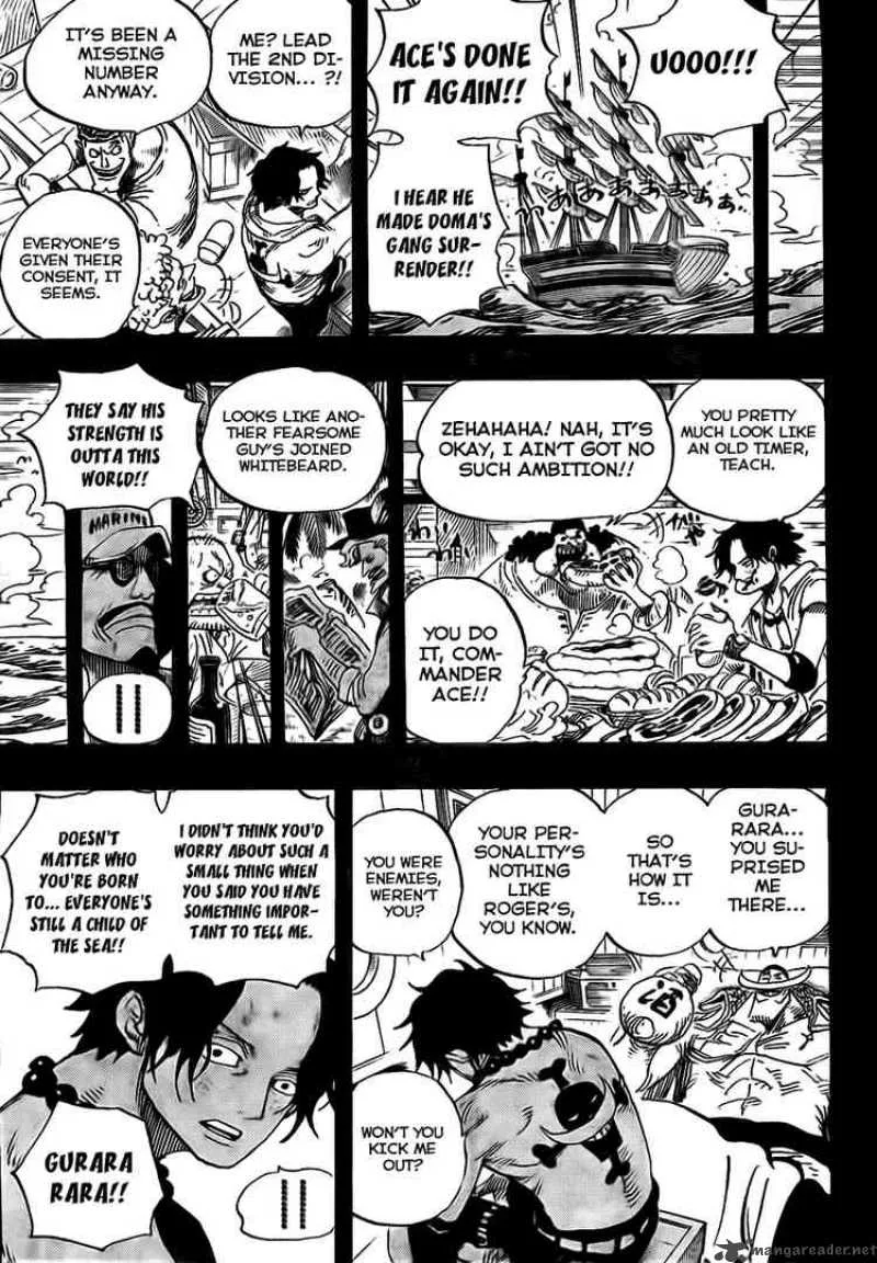 One Piece Chapter 552: Ace and Whitebeard – Page 11