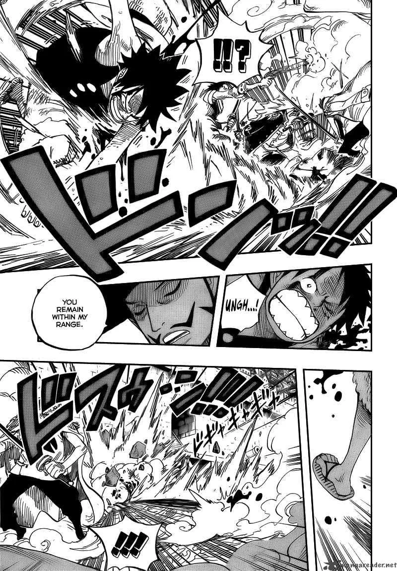 One Piece Chapter 561: Luffy vs Mihawk – Page 4