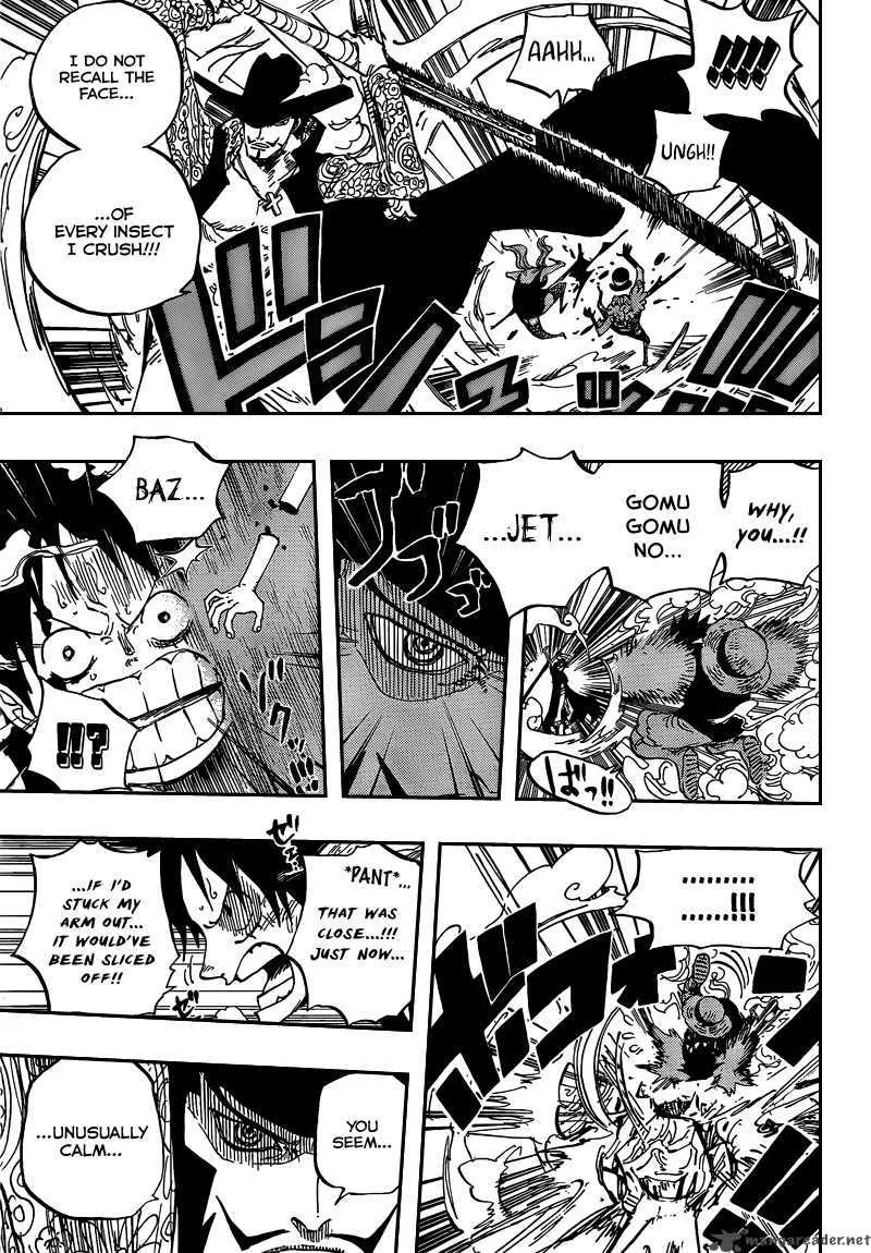 One Piece Chapter 561: Luffy vs Mihawk – Page 6