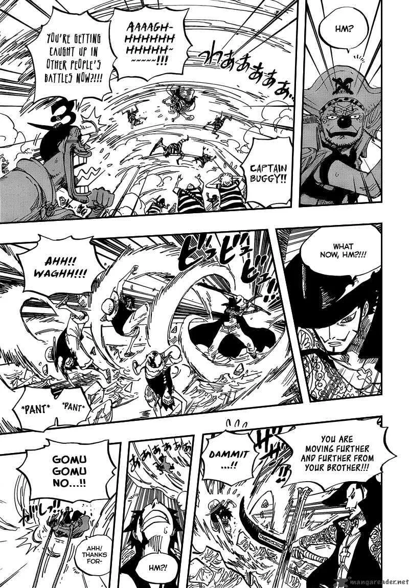 One Piece Chapter 561: Luffy vs Mihawk – Page 9
