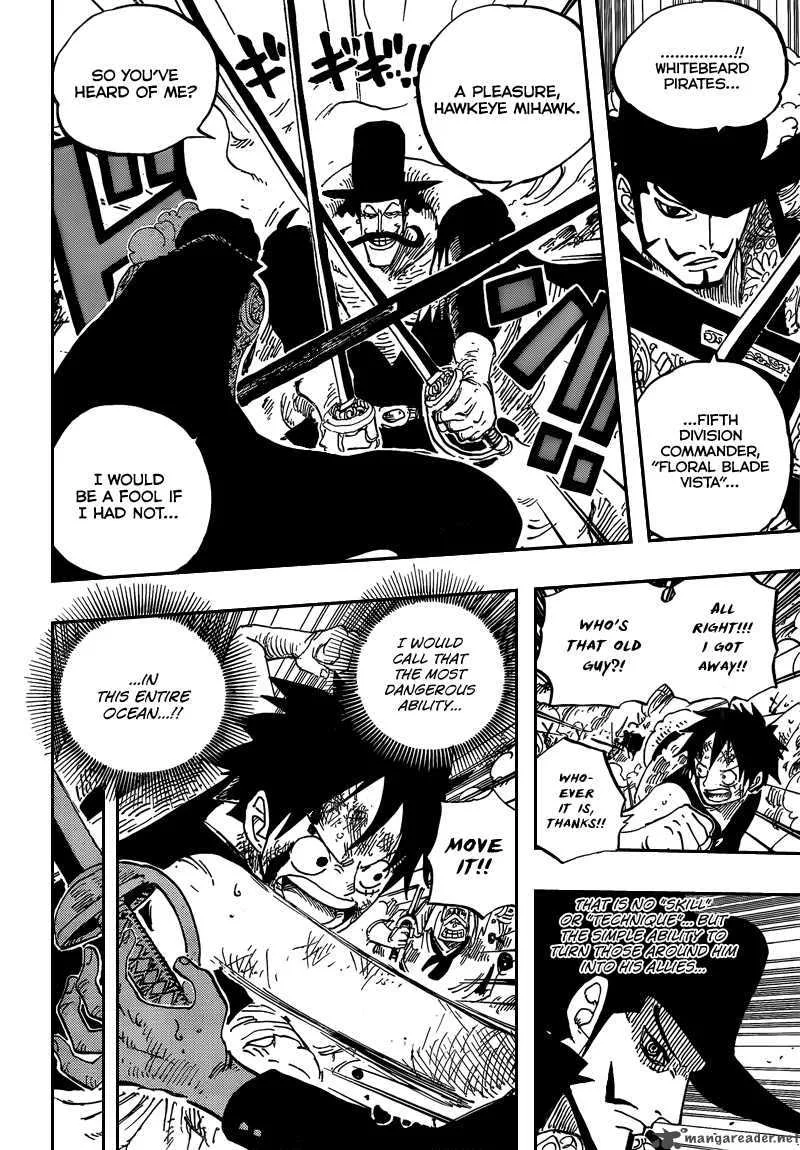 One Piece Chapter 561: Luffy vs Mihawk – Page 12