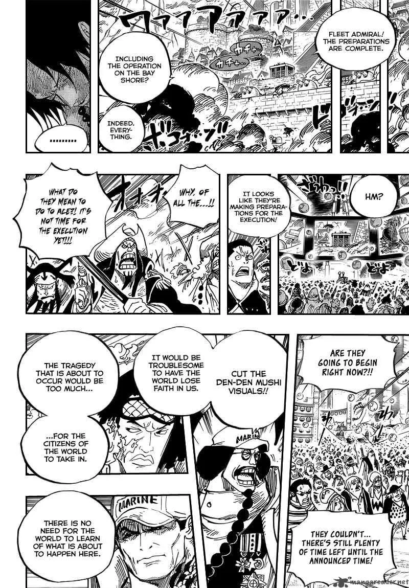 One Piece Chapter 561: Luffy vs Mihawk – Page 14
