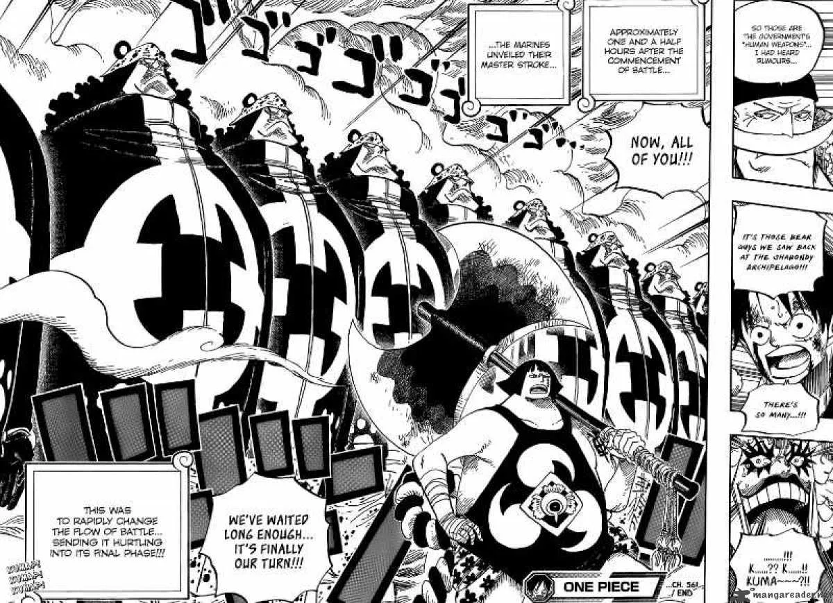 One Piece Chapter 561: Luffy vs Mihawk – Page 16
