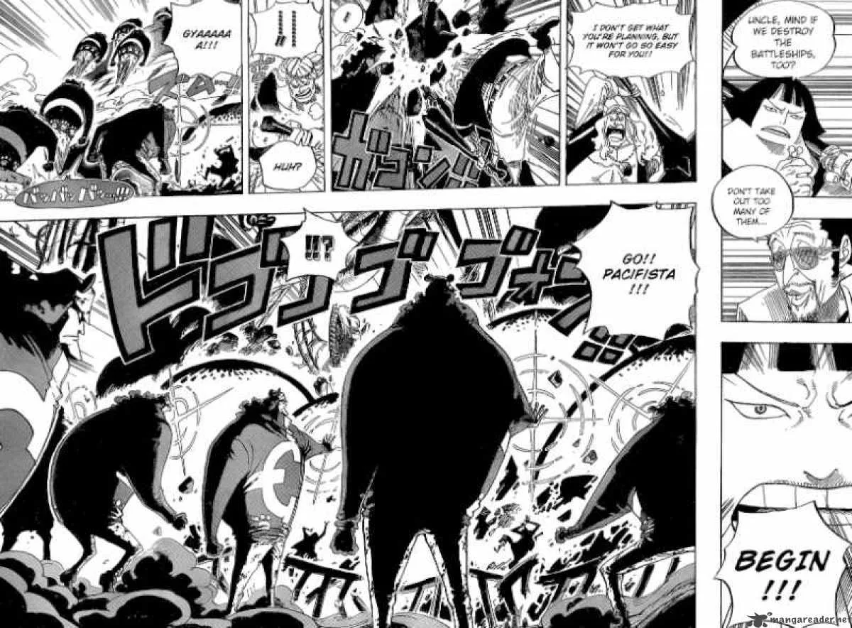 One Piece Chapter 562: Pirate Great Swirling Spider Squad! – Page 4