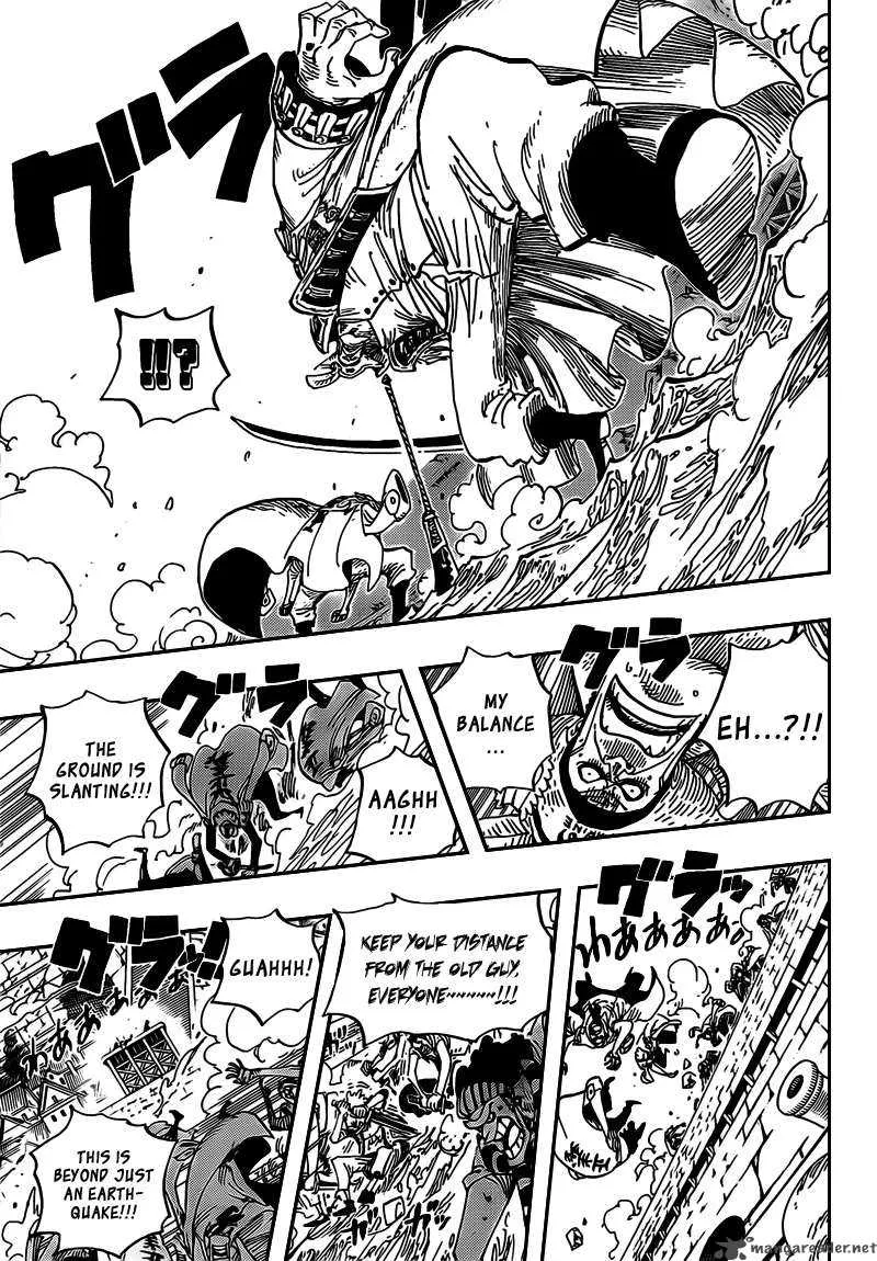 One Piece Chapter 564: The Man Who Shakes The World – Page 7