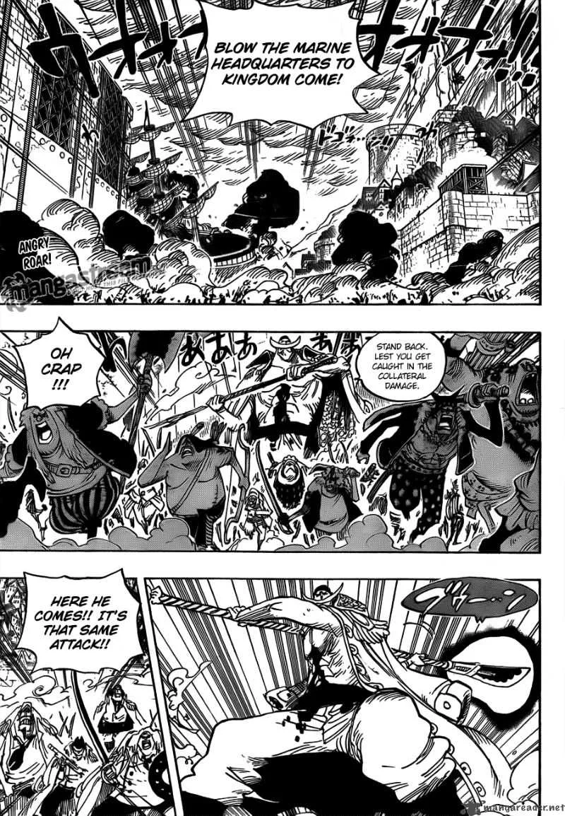 One Piece Chapter 567: Marineford Marine HQ Oris Plaza – Page 5