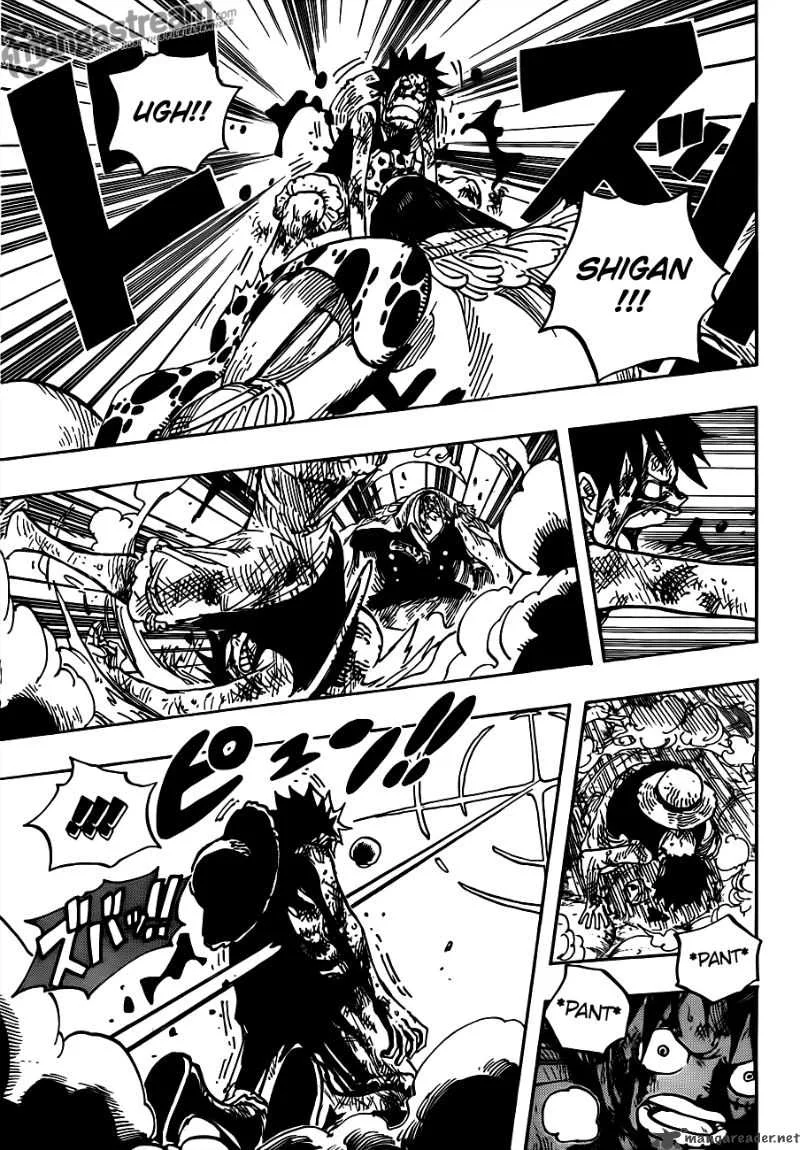 One Piece Chapter 567: Marineford Marine HQ Oris Plaza – Page 11