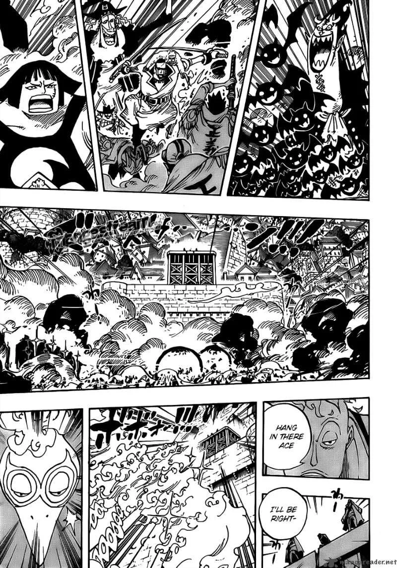 One Piece Chapter 567: Marineford Marine HQ Oris Plaza – Page 18