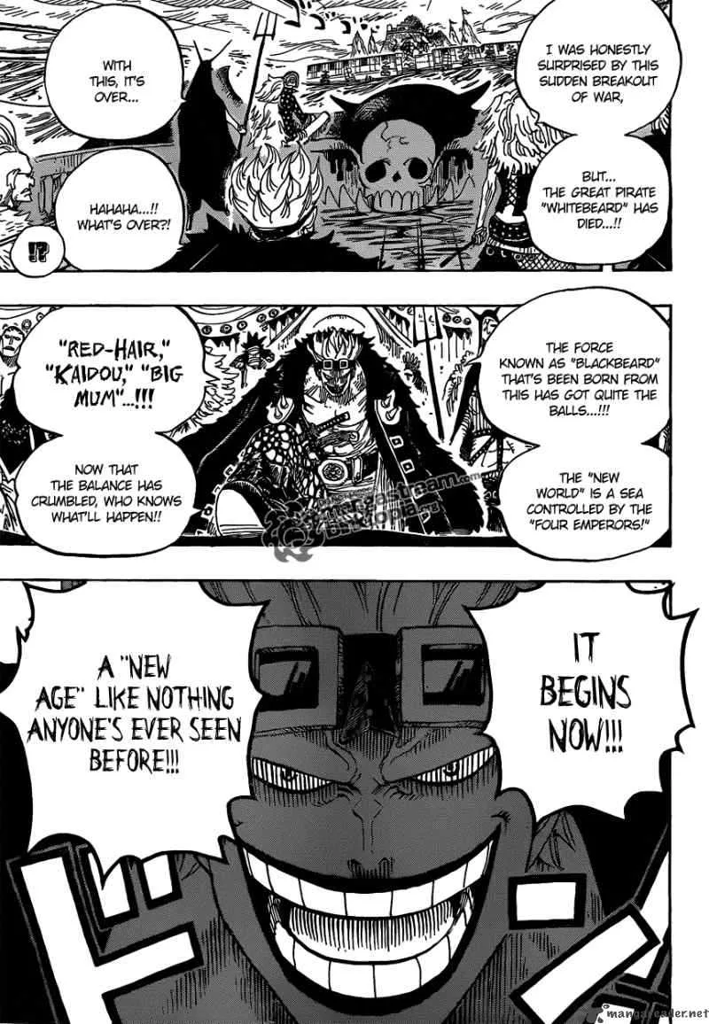 One Piece Chapter 581: The Creeping Future – Page 5