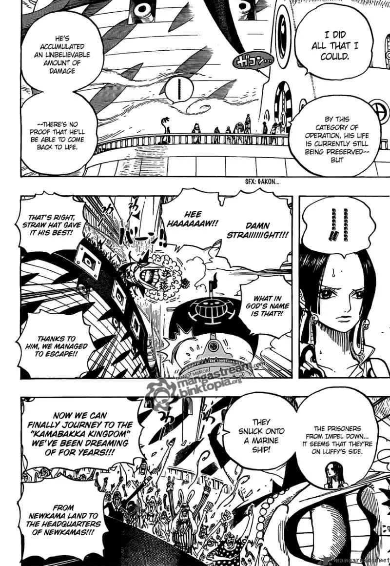 One Piece Chapter 581: The Creeping Future – Page 10