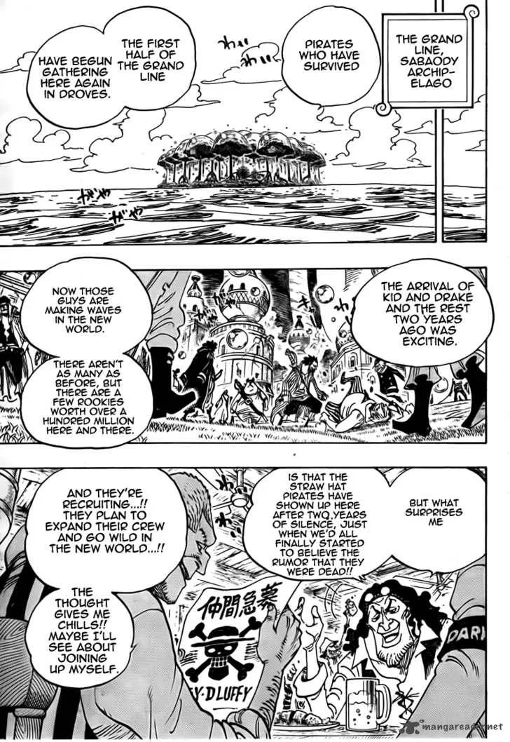 One Piece Chapter 598: 2 Years Later – Page 5
