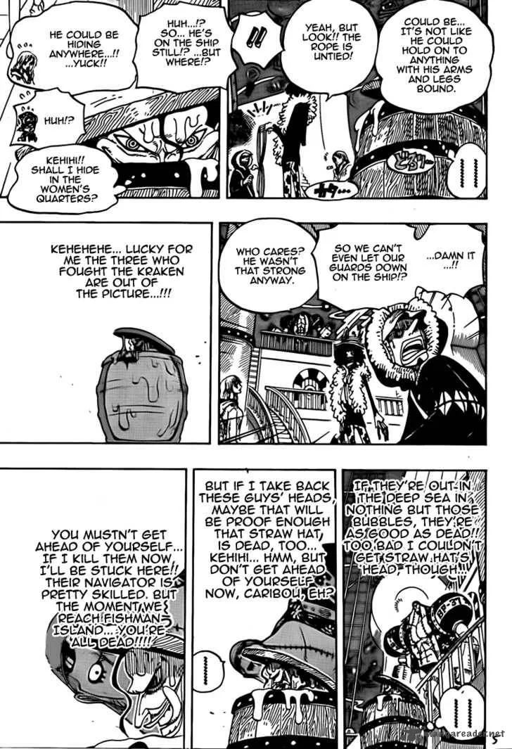 One Piece Chapter 606: Adventure in the Deep Sea – Page 5