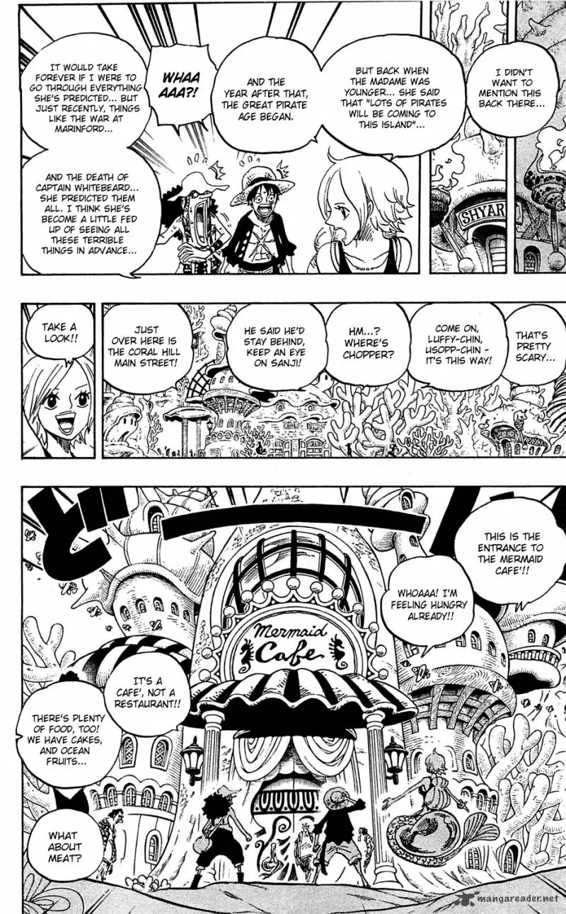 One Piece Chapter 610: The Fortuneteller Madam Shirley – Page 8