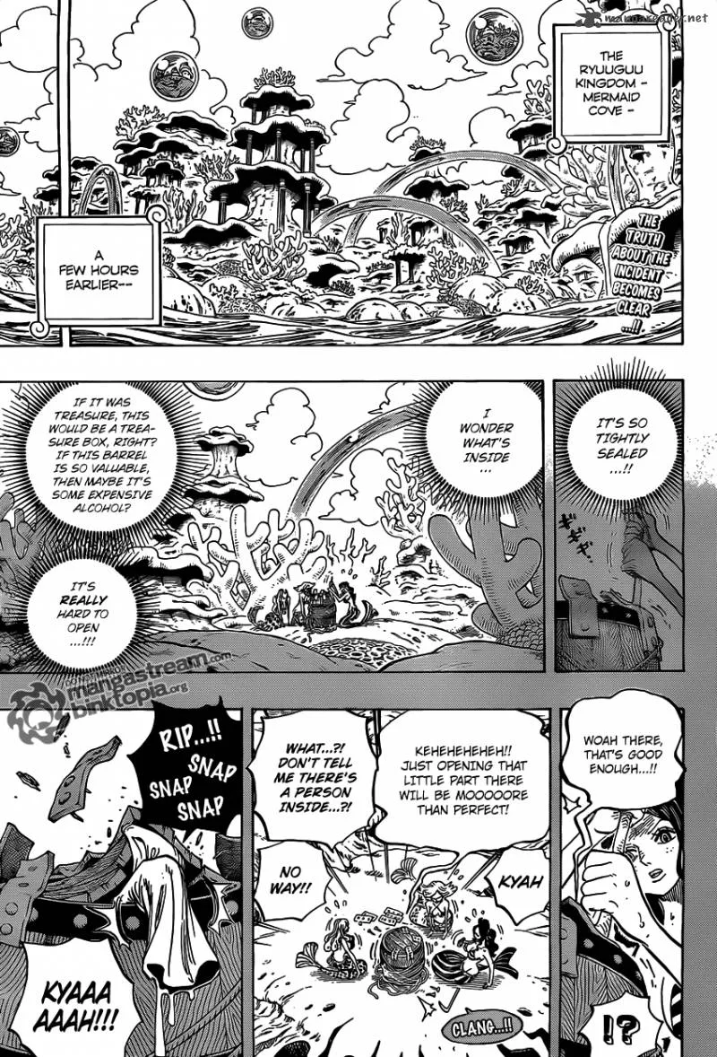 One Piece Chapter 612: Brought By The Shark They Saved – Page 3
