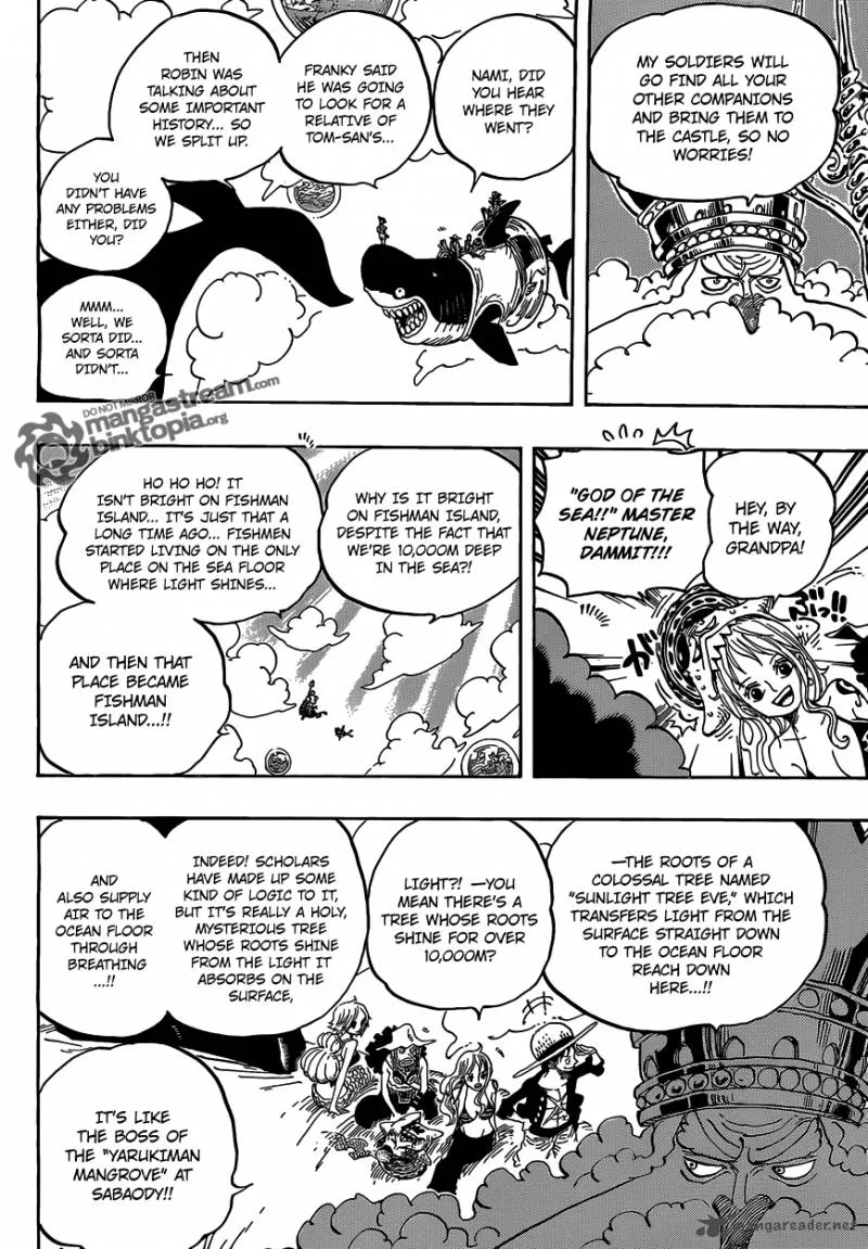 One Piece Chapter 612: Brought By The Shark They Saved – Page 10