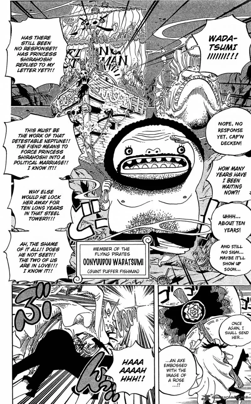 One Piece Chapter 613: The Mermaid Princess in Koukaku Tower – Page 2