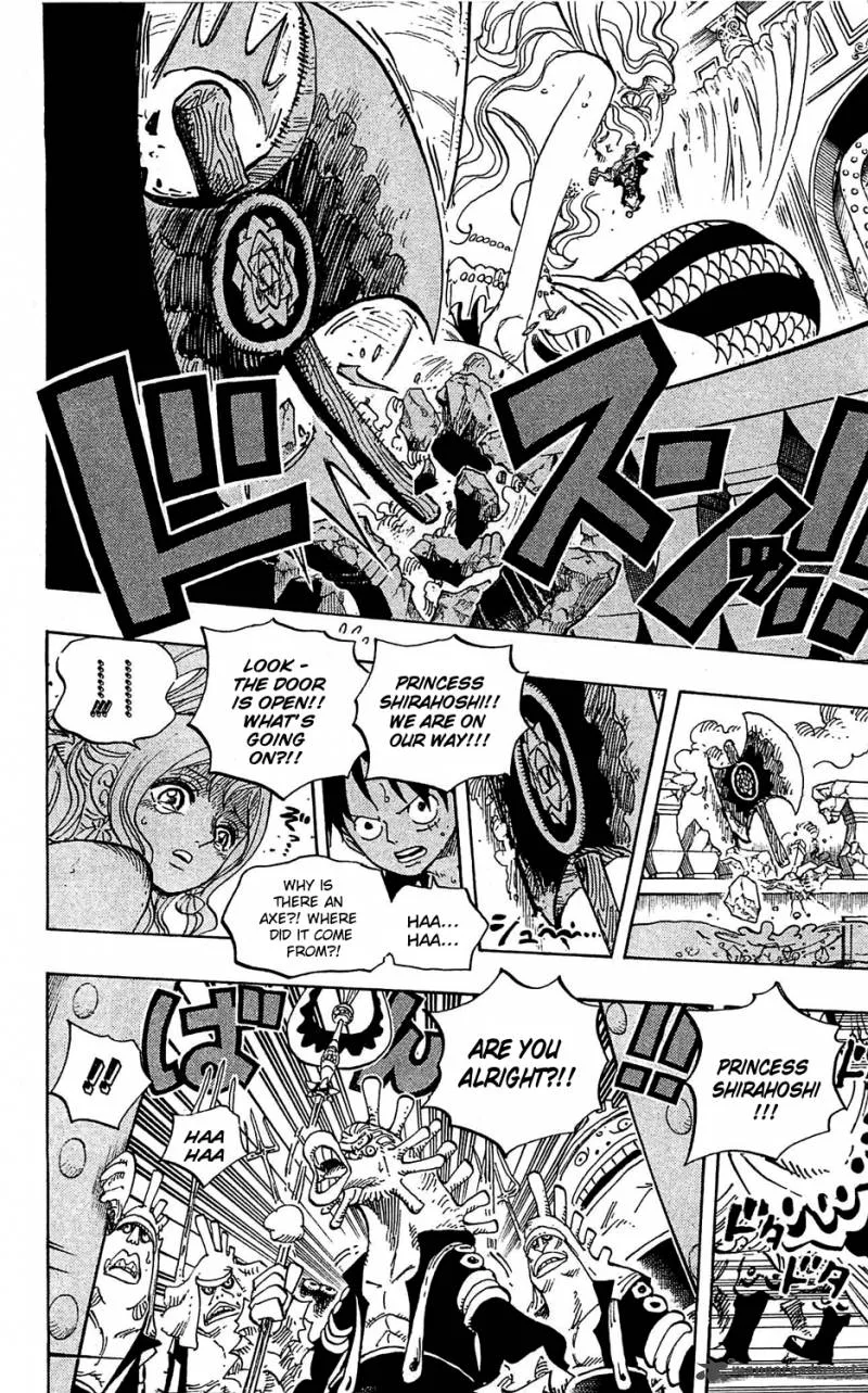 One Piece Chapter 613: The Mermaid Princess in Koukaku Tower – Page 6