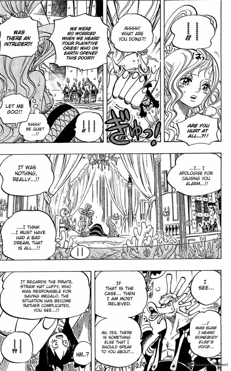 One Piece Chapter 613: The Mermaid Princess in Koukaku Tower – Page 7