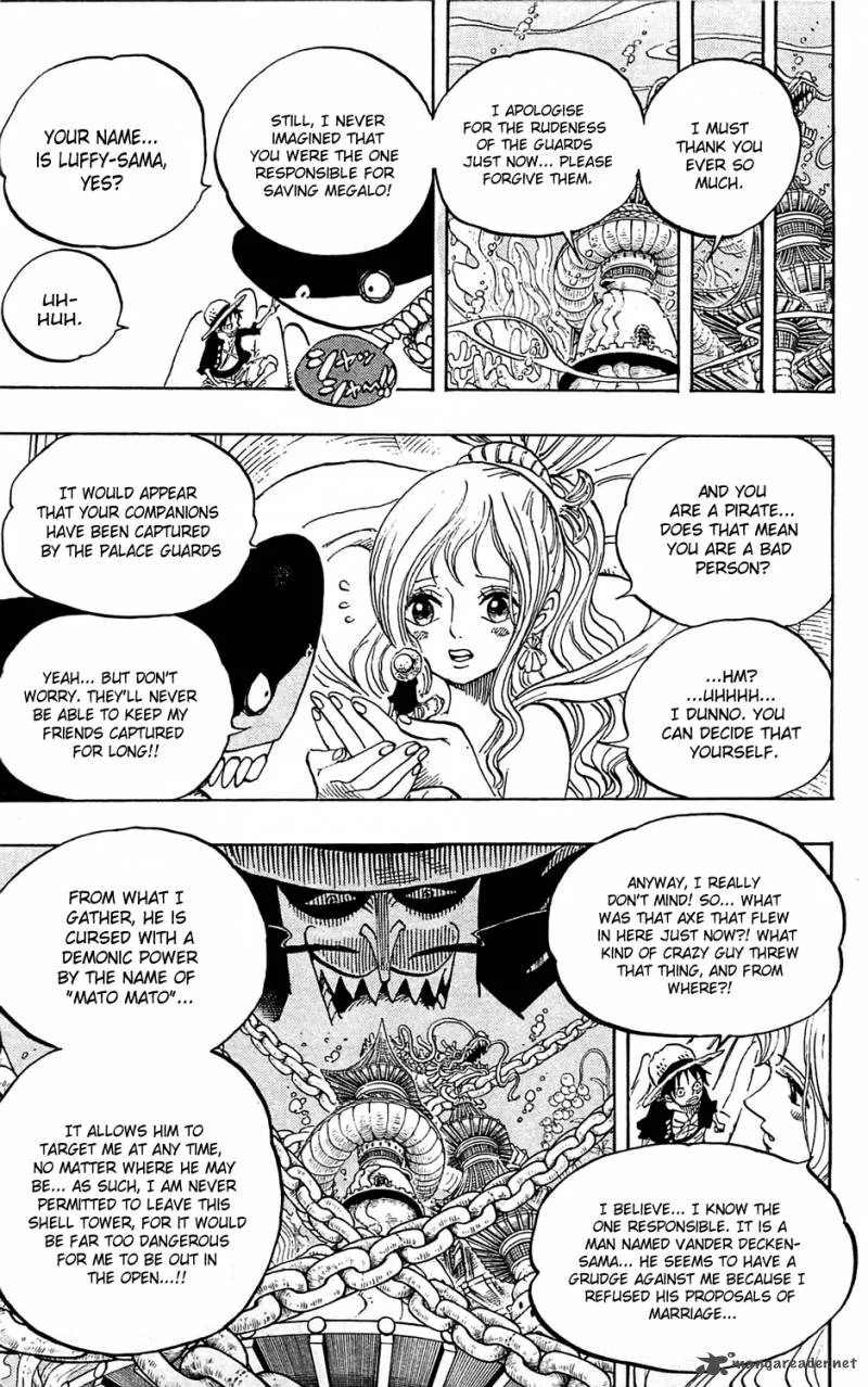 One Piece Chapter 613: The Mermaid Princess in Koukaku Tower – Page 9