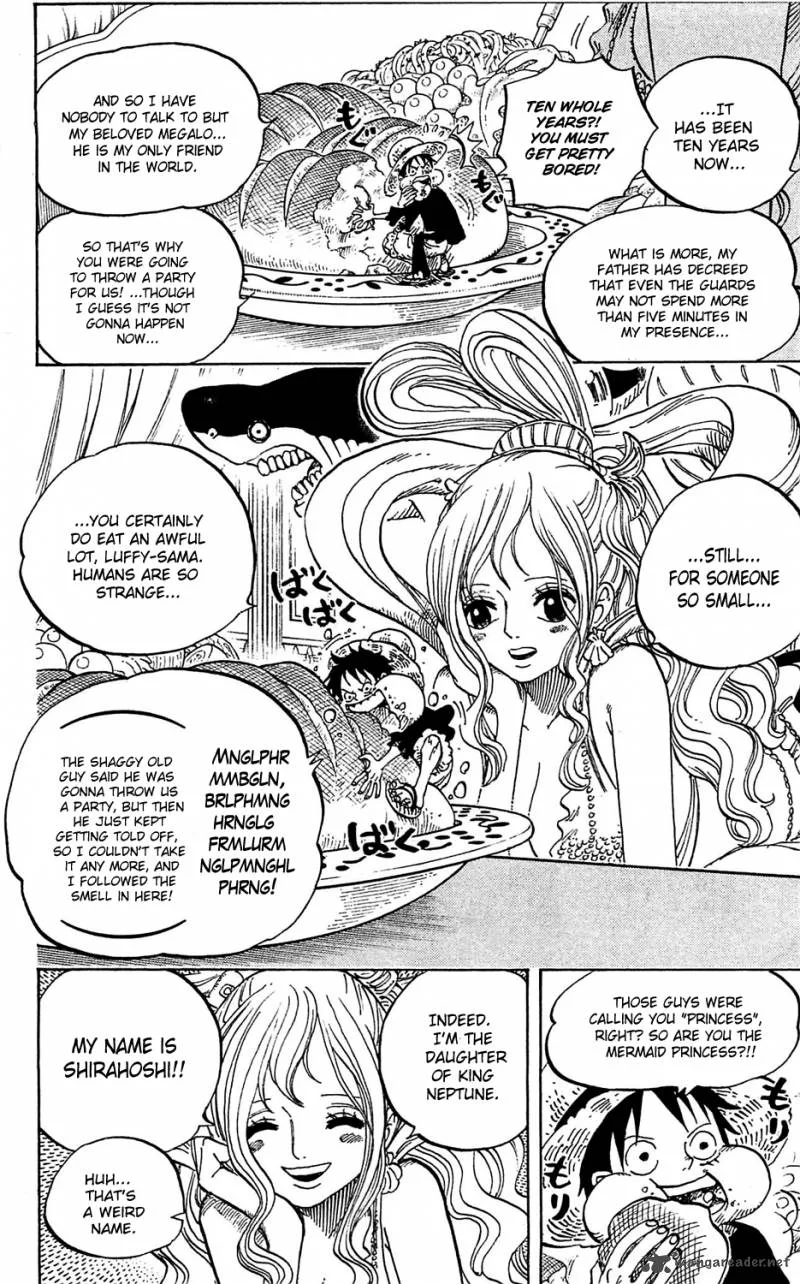 One Piece Chapter 613: The Mermaid Princess in Koukaku Tower – Page 10