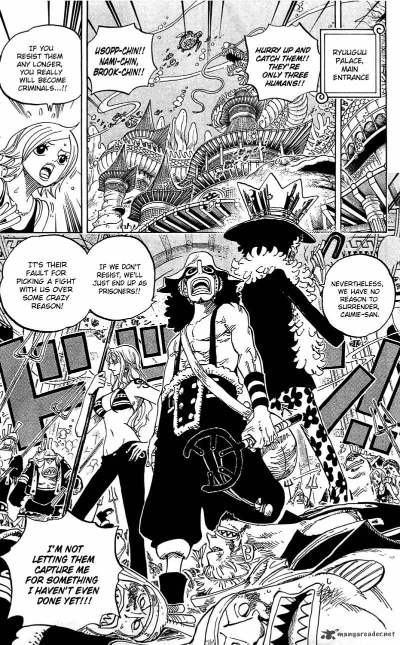 One Piece Chapter 613: The Mermaid Princess in Koukaku Tower – Page 13