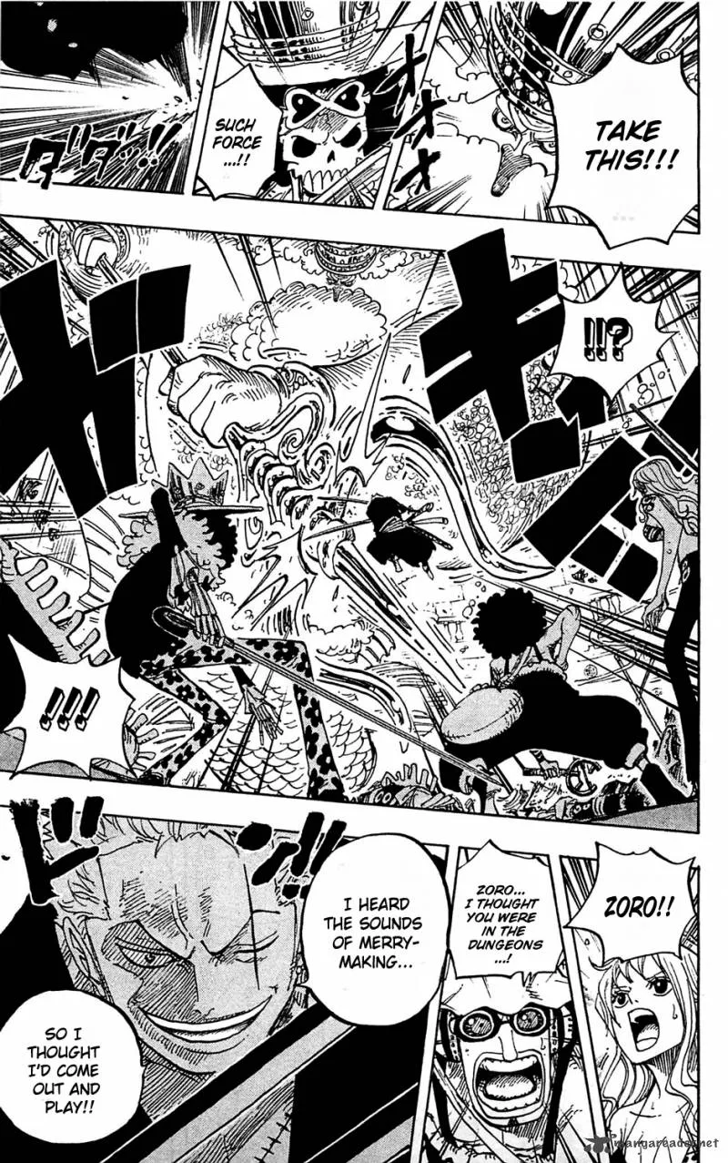 One Piece Chapter 613: The Mermaid Princess in Koukaku Tower – Page 15