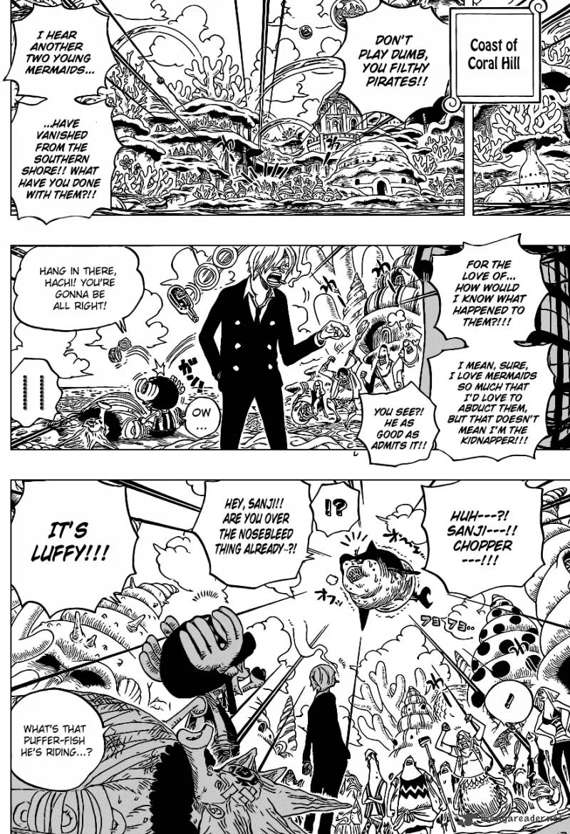 One Piece Chapter 617: The Shocking Incident at Coral Hill – Page 14