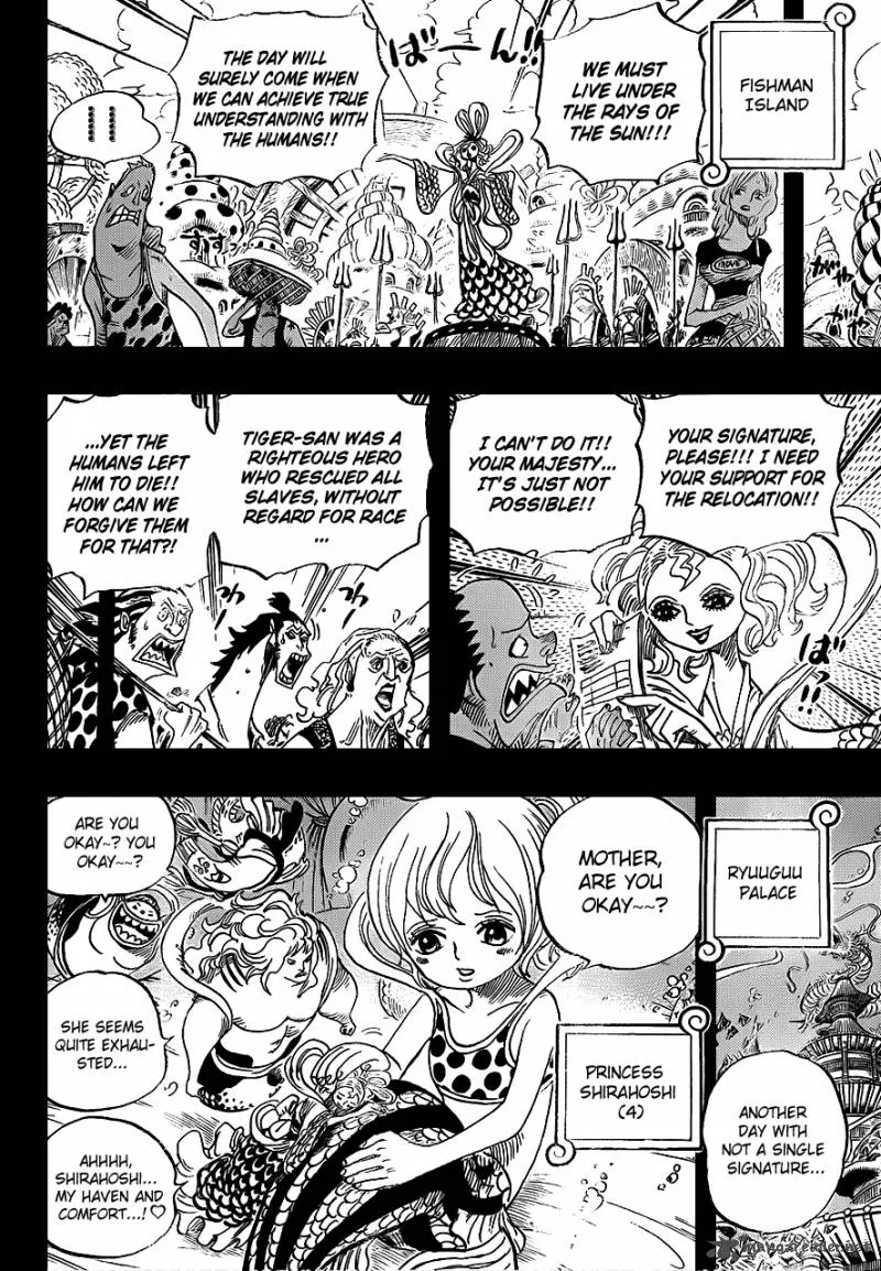 One Piece Chapter 624: Queen Otohime – Page 6