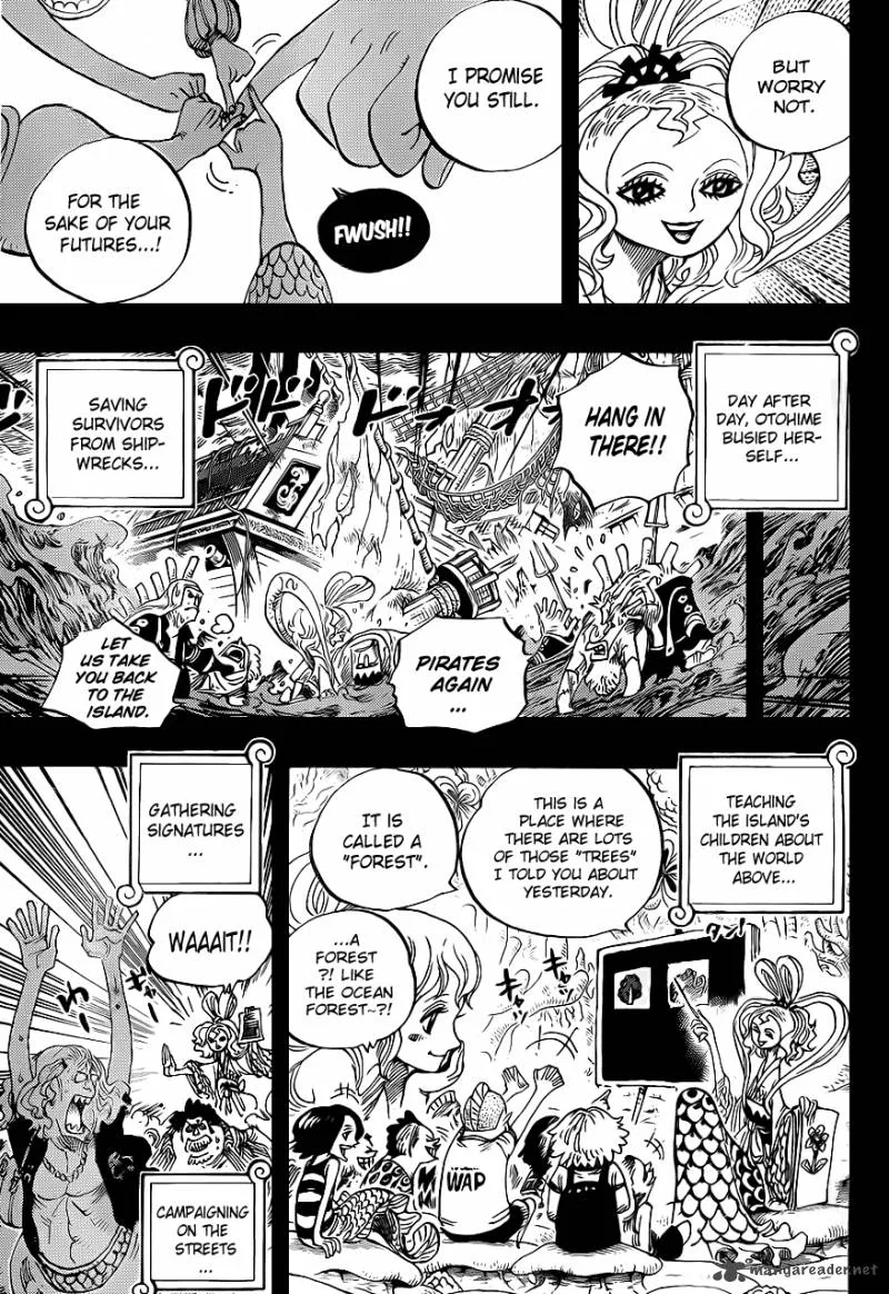 One Piece Chapter 624: Queen Otohime – Page 7