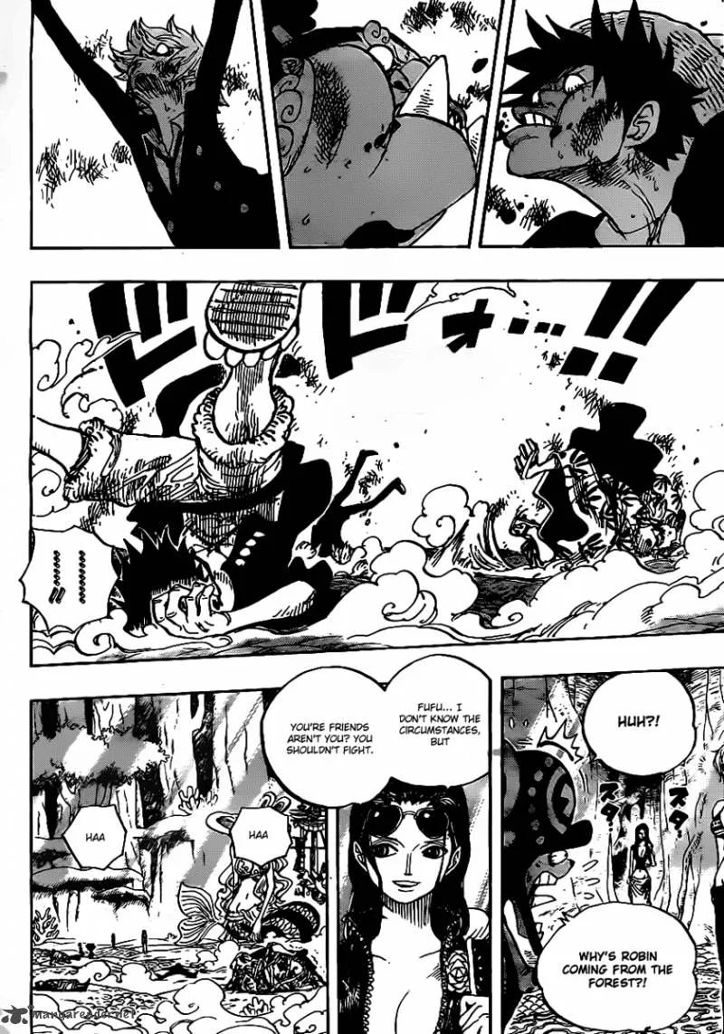 One Piece Chapter 629: The Ex-Shichibukai Stands in The Way. – Page 7