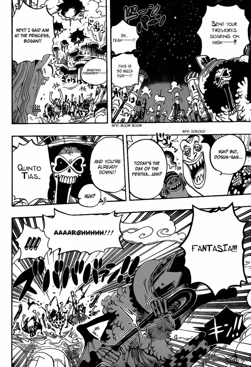 One Piece Chapter 635: So Grotesque I Could Fly – Page 5