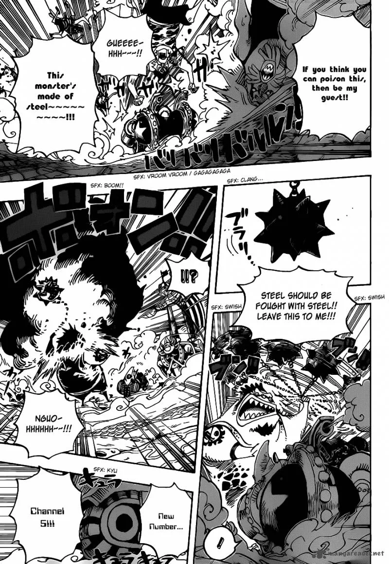 One Piece Chapter 635: So Grotesque I Could Fly – Page 14