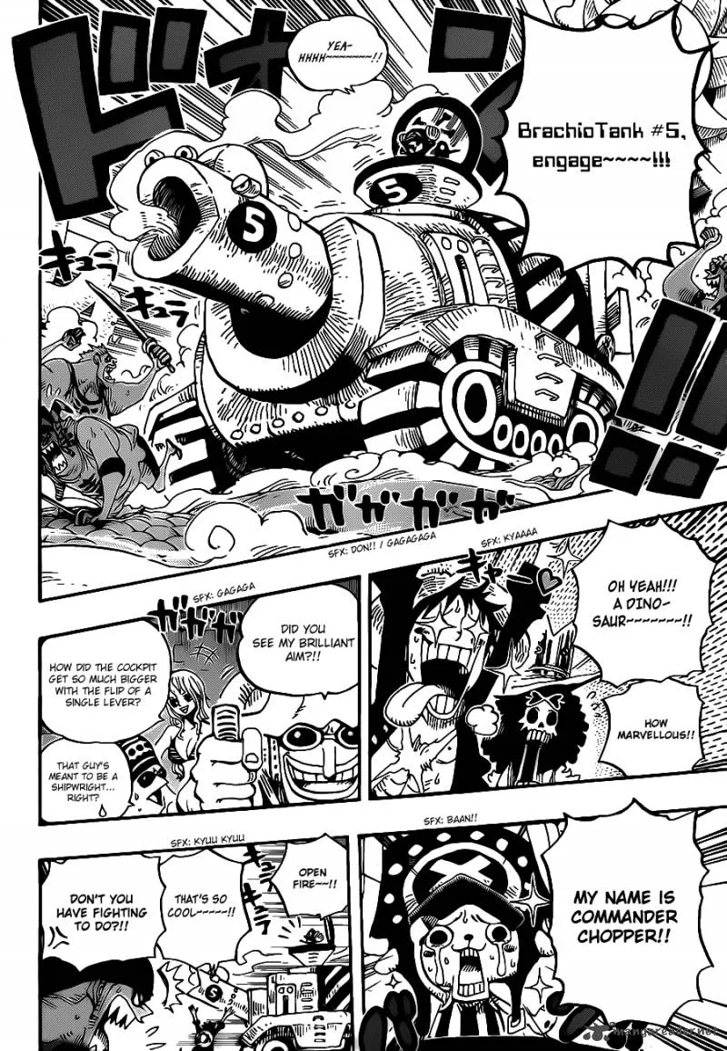 One Piece Chapter 635: So Grotesque I Could Fly – Page 15