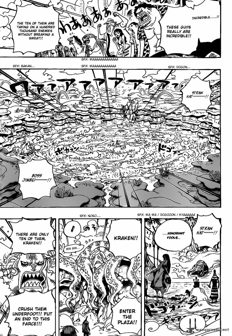 One Piece Chapter 635: So Grotesque I Could Fly – Page 16